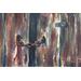 Landscape Original Chris Wakefield Watercolor Painting "Look For The Red String"